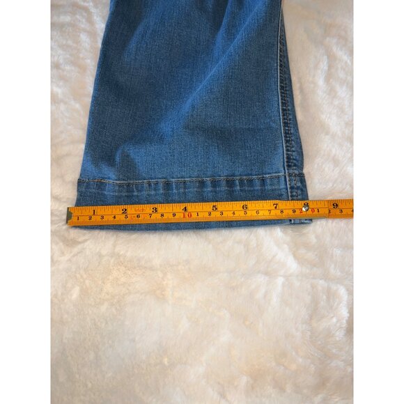 Scoop Women’s Stretch Denim Jumpsuit –‎ Size 8, Cropped, Drawstring Waist - Picture 14 of 14